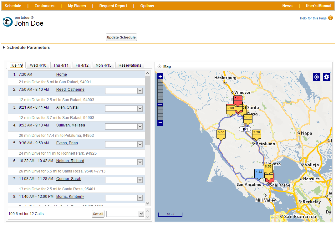 Portatour salesforce integration sales mapping