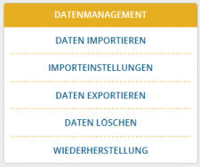 Optionen-Datenmanagement