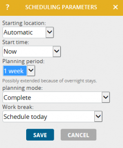 Scheduling-Parameters-Extended