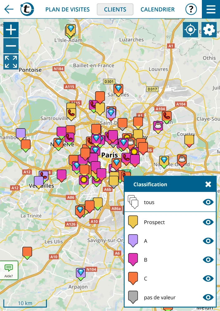 Des tournées optimisées en un seul clic.