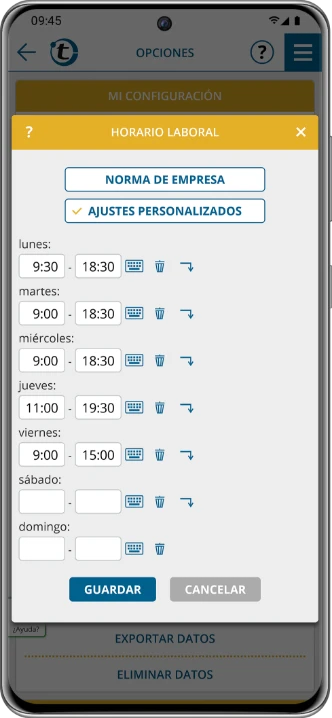 Disfrute de la flexibilidad: usted mismo fija sus horarios de trabajo