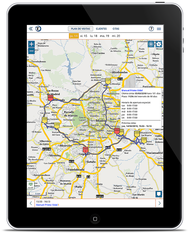 La alternativa a MapPoint: planificación de rutas con portatour® para el servicio de campo