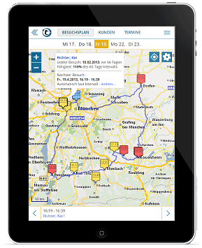 Tourenplaner software außendienst