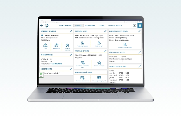 portatour® CRM Kundenblatt