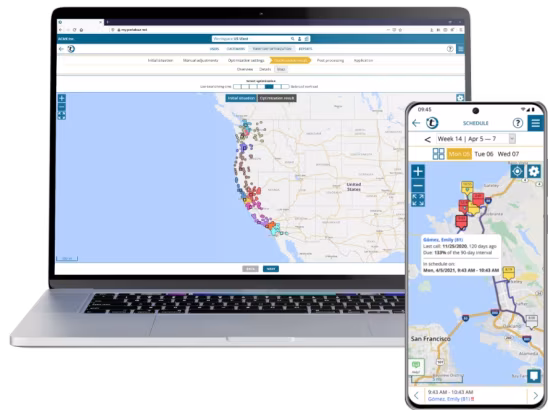 Your territory on mobile devices