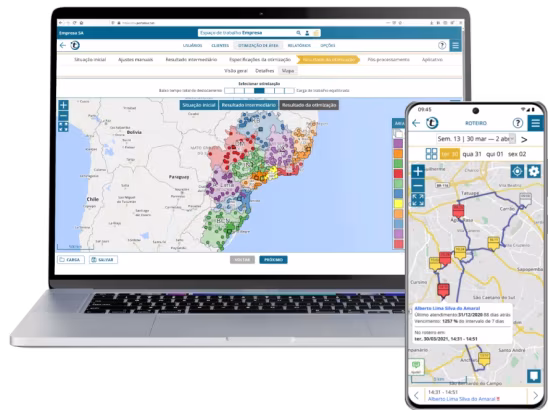 Seu território em dispositivos móveis