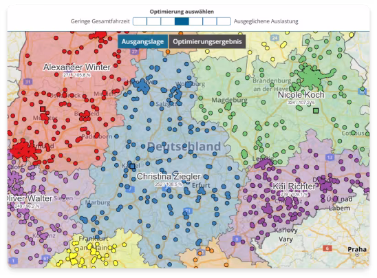 Regional sinnvoll abgegrenzt