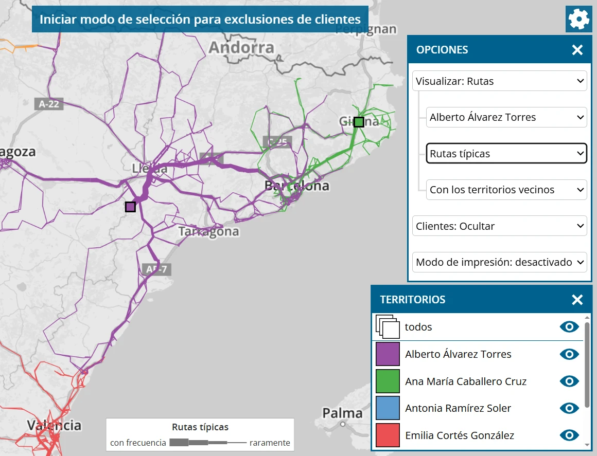 Planificación de rutas con portatour<sup>®</sup> en el comercio de recambios para automóviles