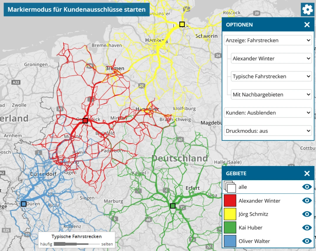 Tourenplanung mit portatour<sup>®</sup> im Autoteilehandel