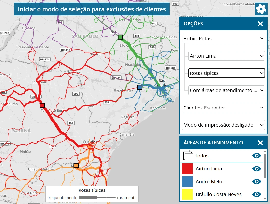 Planejamento de rotas com portatour<sup>®</sup> no comércio de peças automotivas
