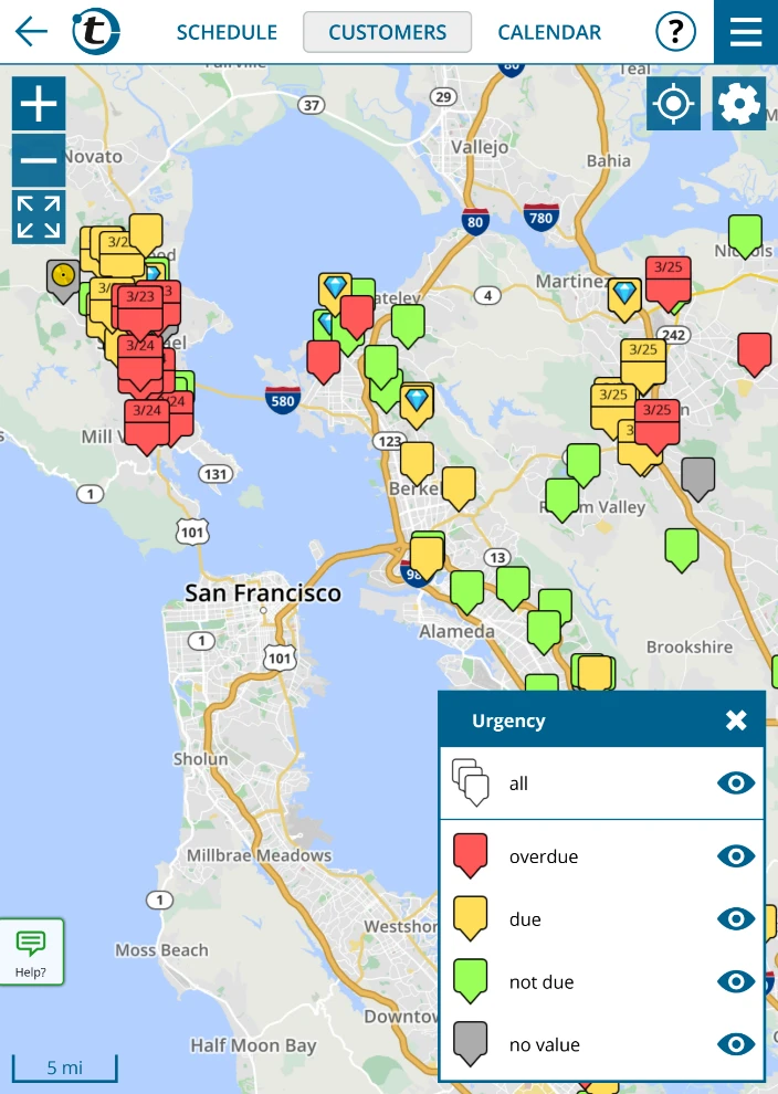 map in portatour<sup>®</sup>