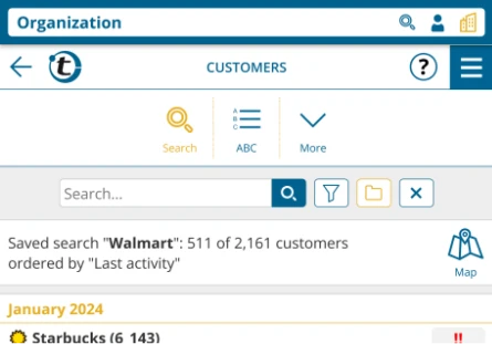 User interface from portatour<sup>®</sup>
