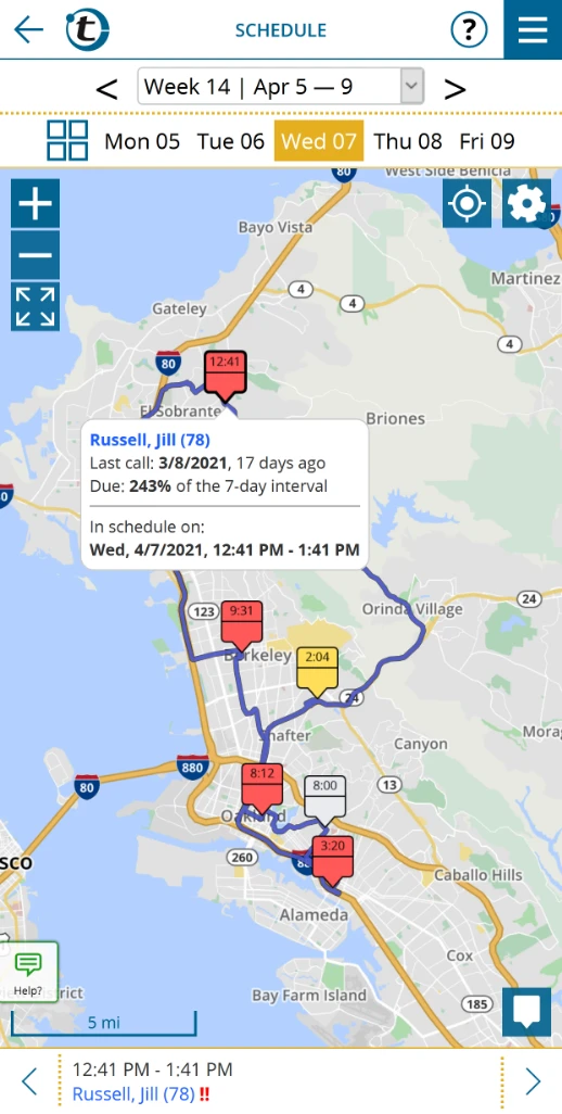 Route planning in the pharmaceutical industry thanks to portatour<sup>®</sup> 