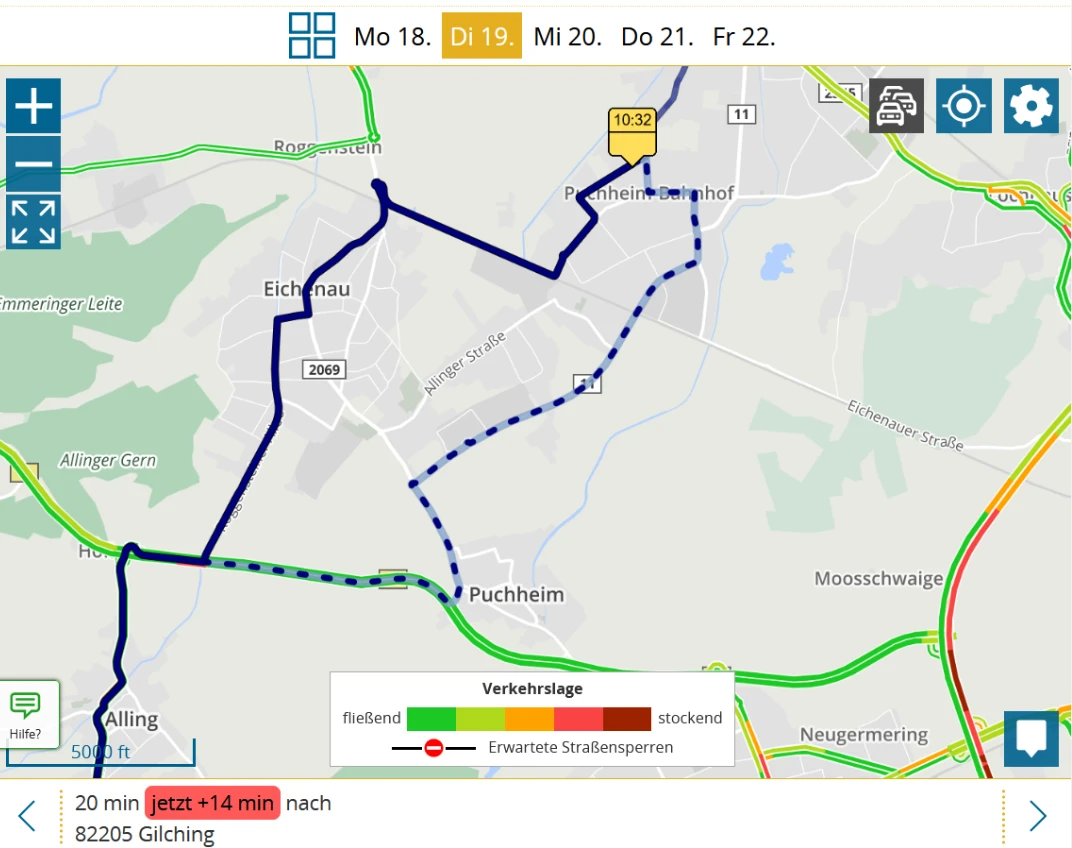 Automatische Tourenplanung in Echtzeit mit portatour<sup>®</sup>