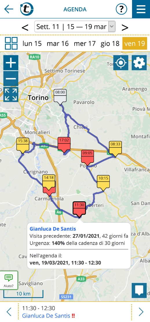 Pianificazione del percorso nell'industria farmaceutica grazie a portatour<sup>®</sup>