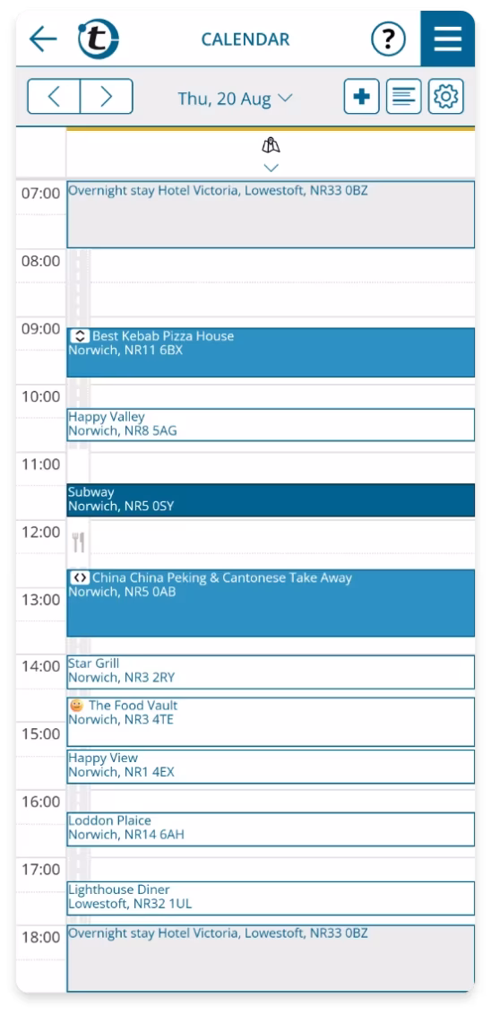create more customer meetings with less idle time