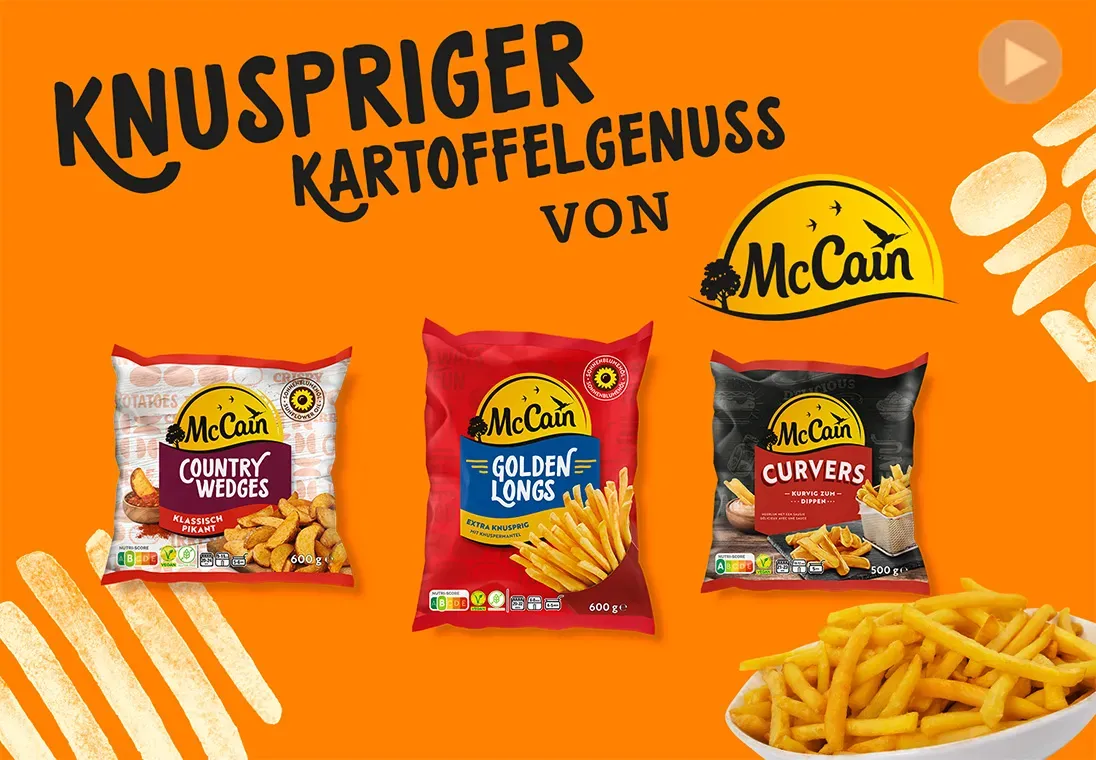 Visão geral dos produtos McCain