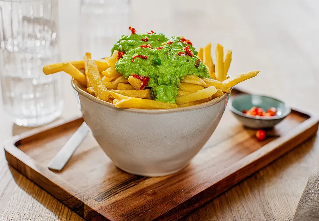 Batatas fritas McCain com guacamole