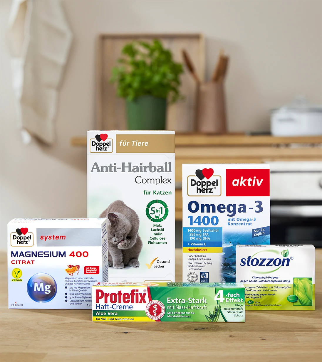 Ein Teil der Produktpalette von Queisser Pharma